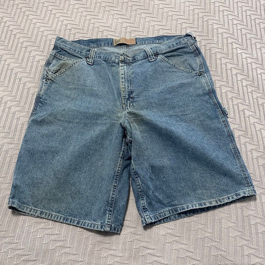 Lee Vintage Lee Dungaree jean shorts size 40L Size US 40 / EU 56 - 1 Thumbnail
