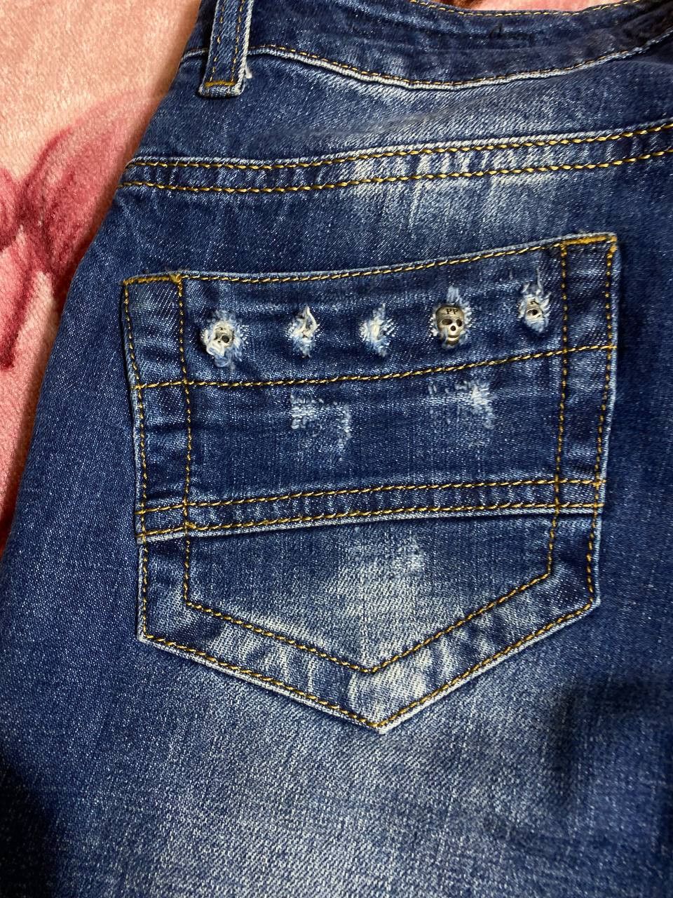 Japanese Brand × Philipp Plein Jeans Dirty Pants faded crash denim thrashed y2k distressed Size US 26 / EU 42 - 23 Thumbnail