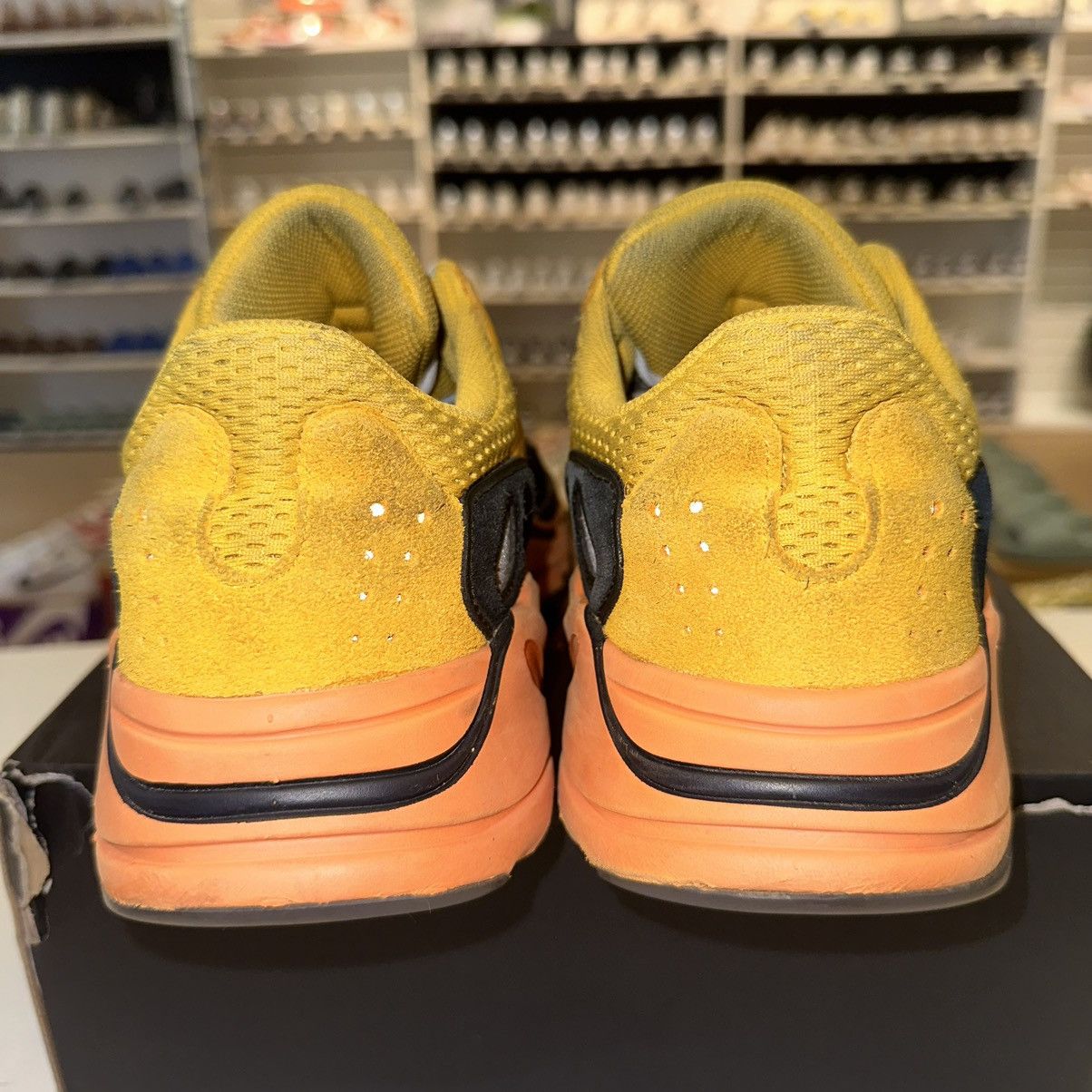 Adidas × Yeezy Size 10.5 - Adidas Yeezy Boost 700 Sun GZ6984 Yellow Black Size US 10.5 / EU 43-44 - 3 Thumbnail