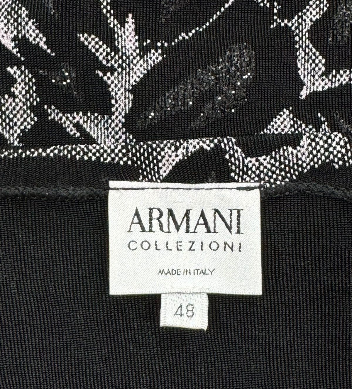 Armani Collezioni Armani Collezioni Printed Blouse Embroidered Short Sleeve Size XL / US 12-14 / IT 48-50 - 9 Thumbnail