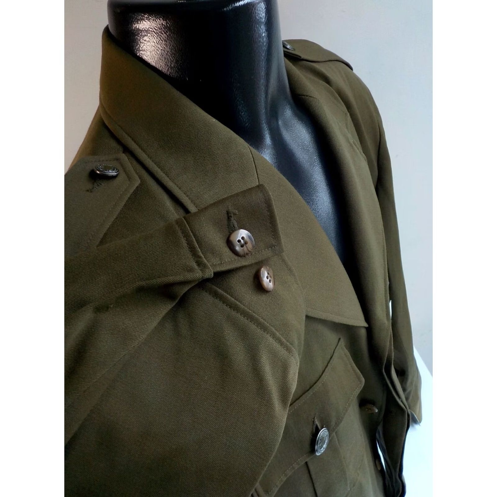 Vintage SUCCESSO by Phita Mens Military Style Wool Jacket Green XL NWT Wool Jacket Military Style Mens XL Green Size US XL / EU 56 / 4 - 5 Thumbnail