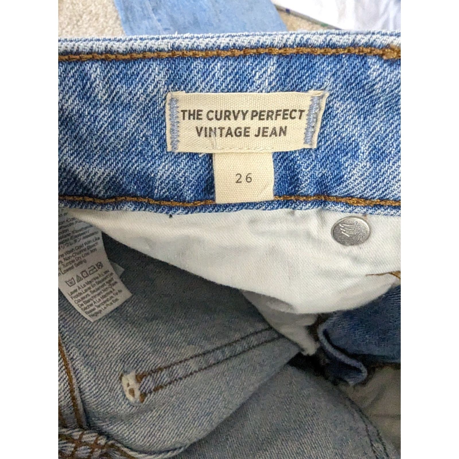 Madewell Madewell Jeans The Curvy Perfect Vintage High Rise Ankle Womens 26 Blue M6W Size 26" / US 2 / IT 38 - 5 Thumbnail