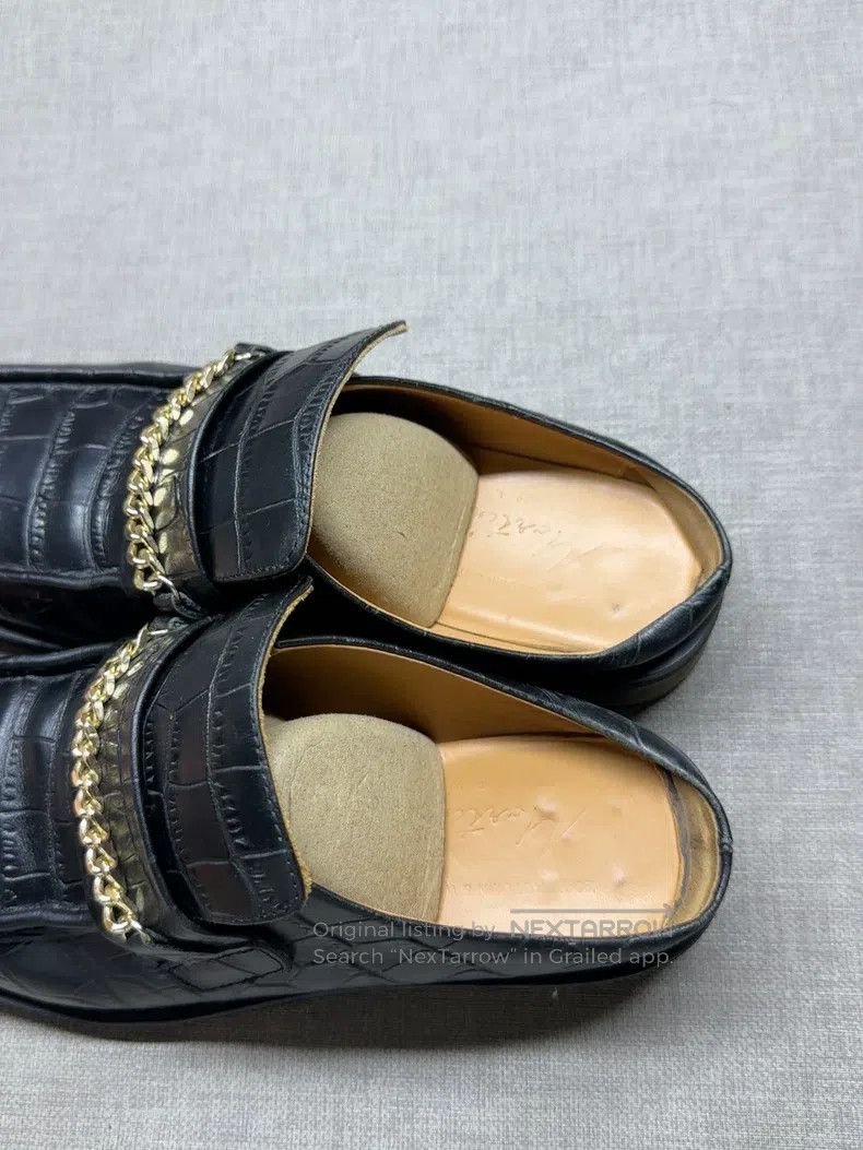 Martine Rose Martine Rose Crocodile-patterned mules Size US 5.5 / EU 38 - 5 Thumbnail