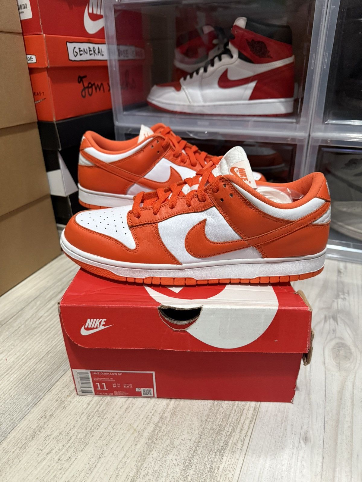 Nike Nike Dunk Low Syracuse Size US 11 / EU 44 - 1 Thumbnail