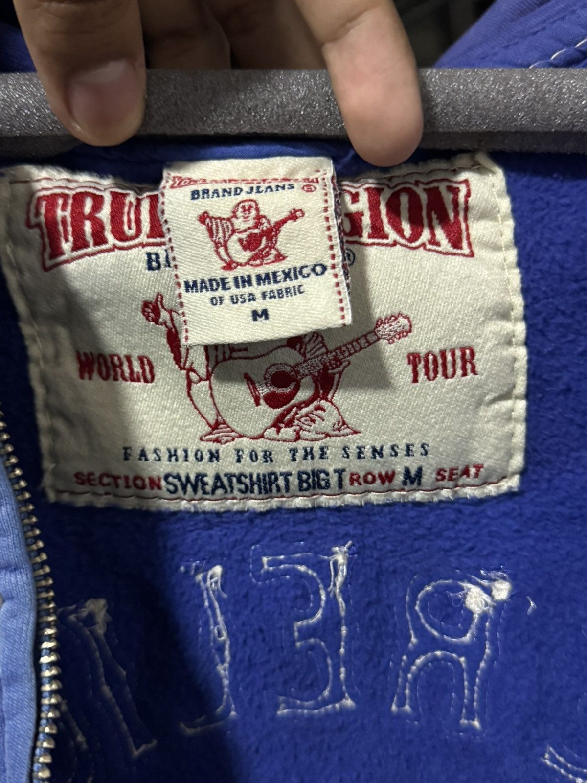 True Religion Rare True Religion Skull Zip Hoodie – Vintage Y2K Size US M / EU 48-50 / 2 - 4 Thumbnail
