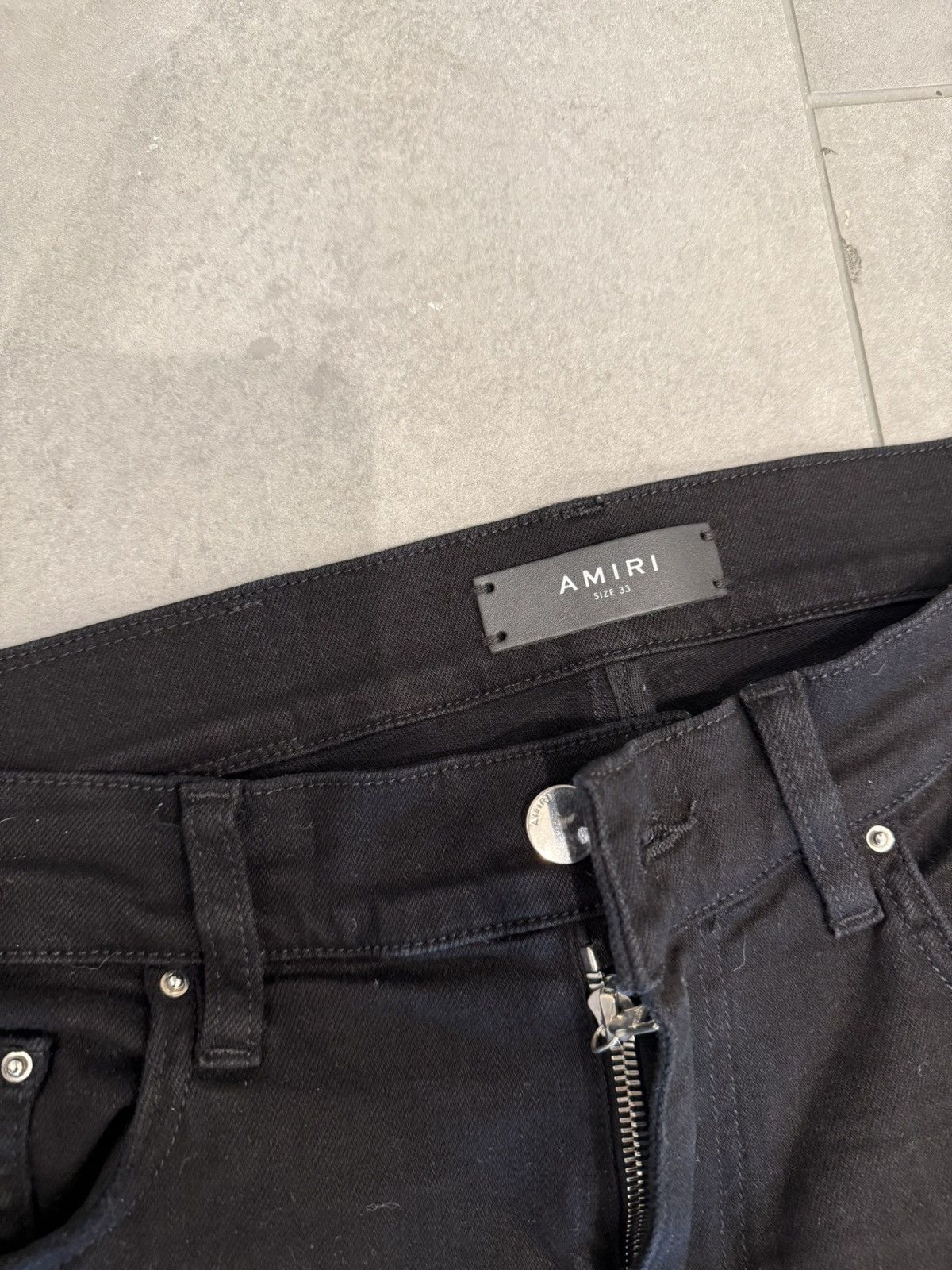 Amiri Amiri Jeans Black Plain Size US 34 / EU 50 - 2 Thumbnail