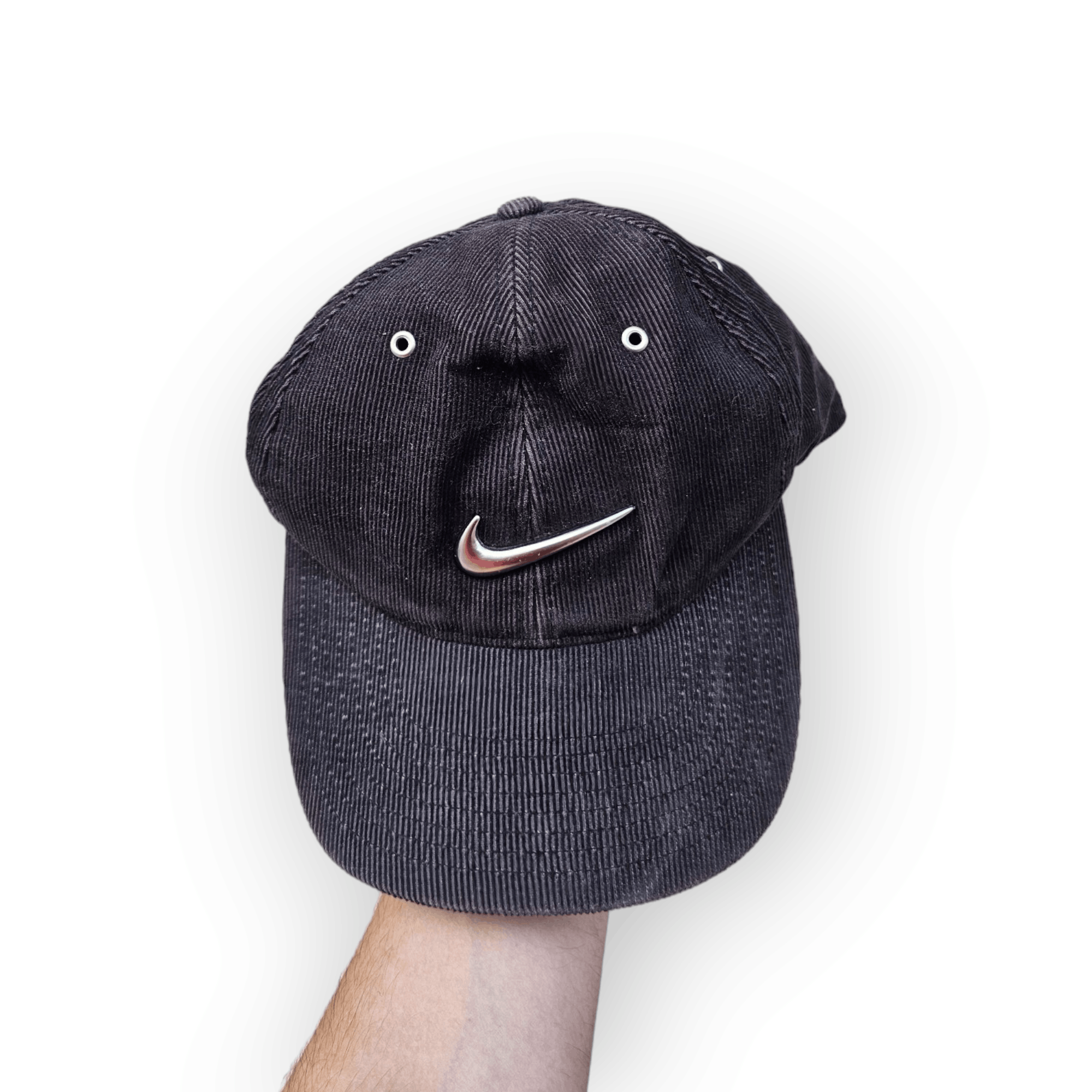 Nike × Vintage Nike Metallic Swoosh Hat Size ONE SIZE - 2 Thumbnail