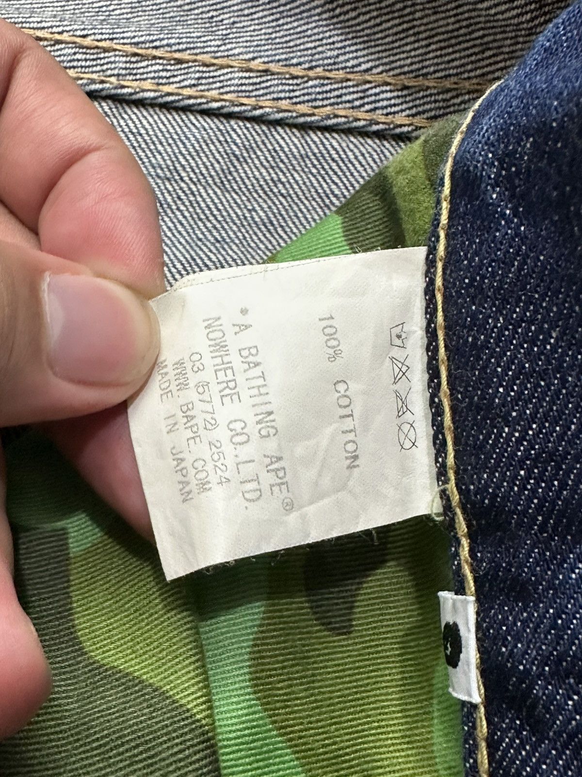 Bape A Bathing Ape Denim Size US 34 / EU 50 - 14 Thumbnail