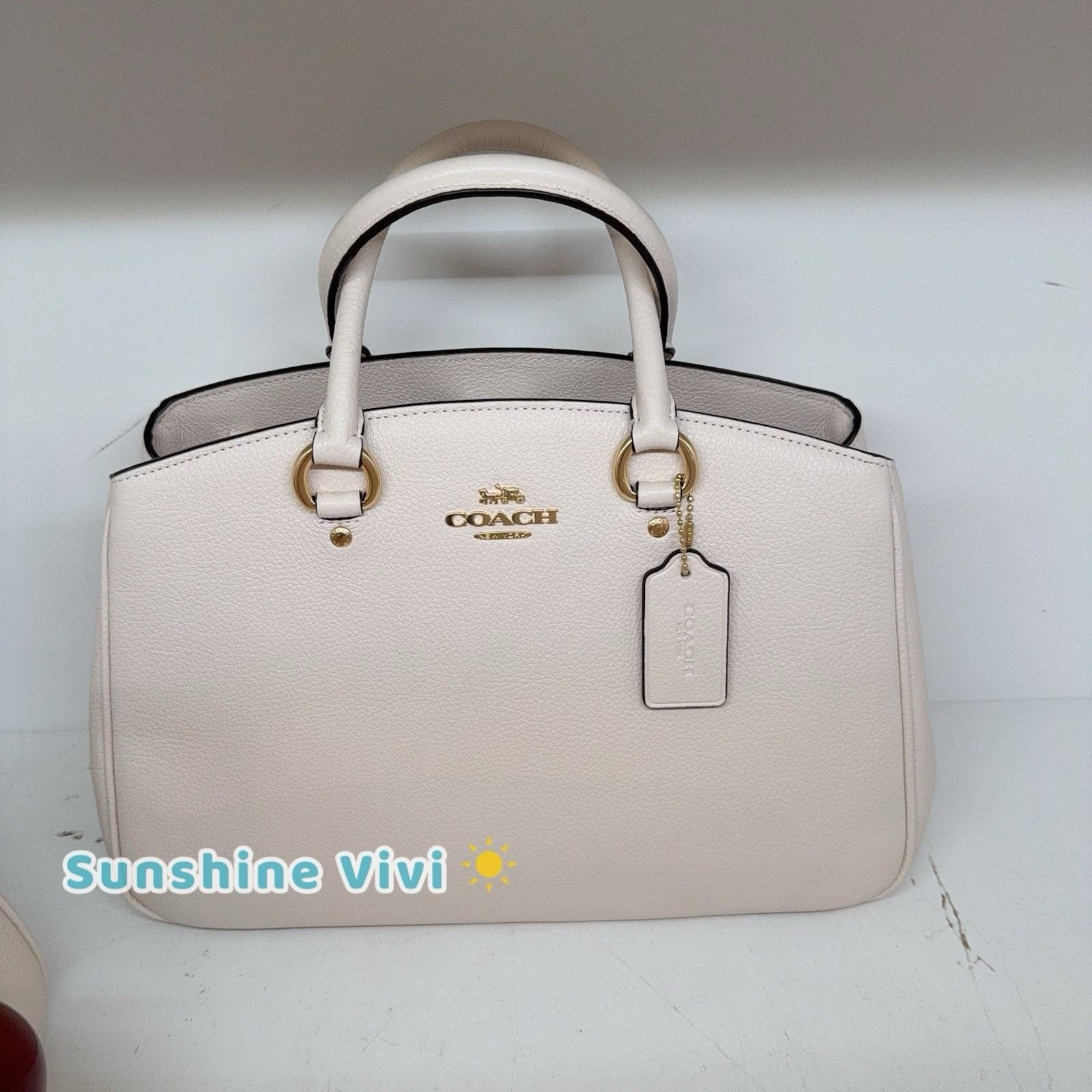 Coach NWT Coach Savannah Leather Carryall Satchel Bag CAL56 Size ONE SIZE - 1 Thumbnail