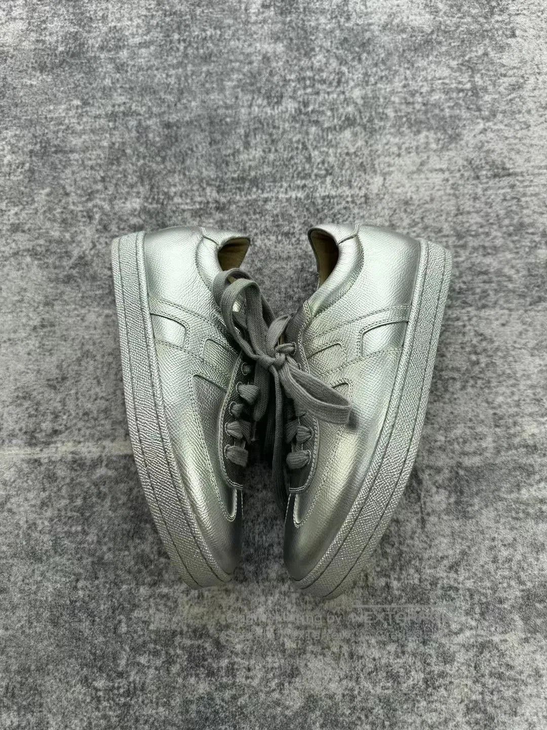 Hermes Hermes Silver Sneakers. Size US 5.5 / IT 35.5 - 3 Thumbnail