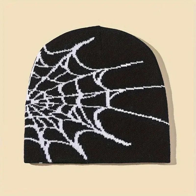 Japanese Brand Spider Web Beanie Hat Size ONE SIZE - 1 Thumbnail