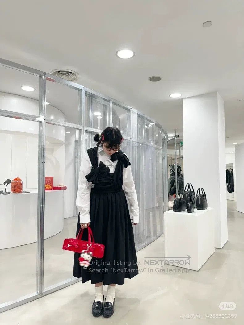 Comme des Garcons Comme Des Garcons Bow Tie Dress, Classic, Size S, Black Size S / US 4 / IT 40 - 4 Thumbnail