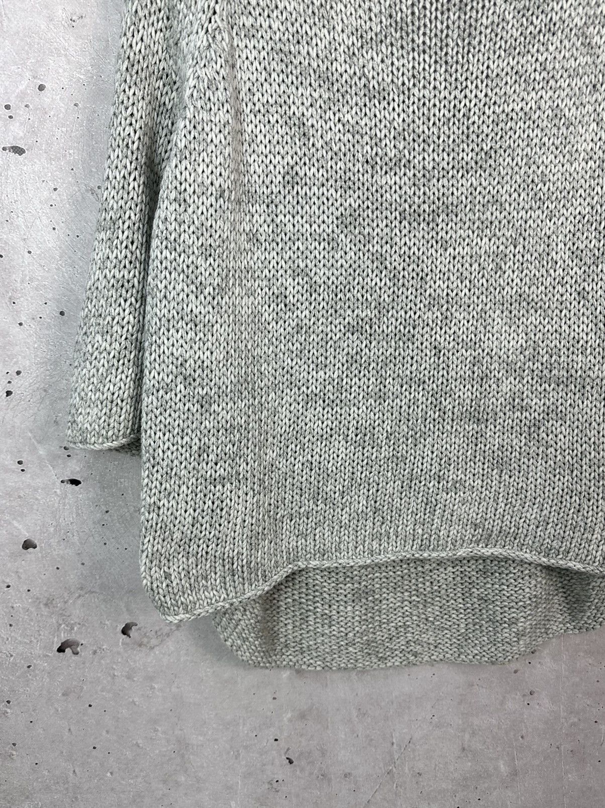 Annette Gortz Annette Gortz Large Knit Grey 3/4 Sleeves Relaxed Sweater Size XL / US 12-14 / IT 48-50 - 12 Thumbnail