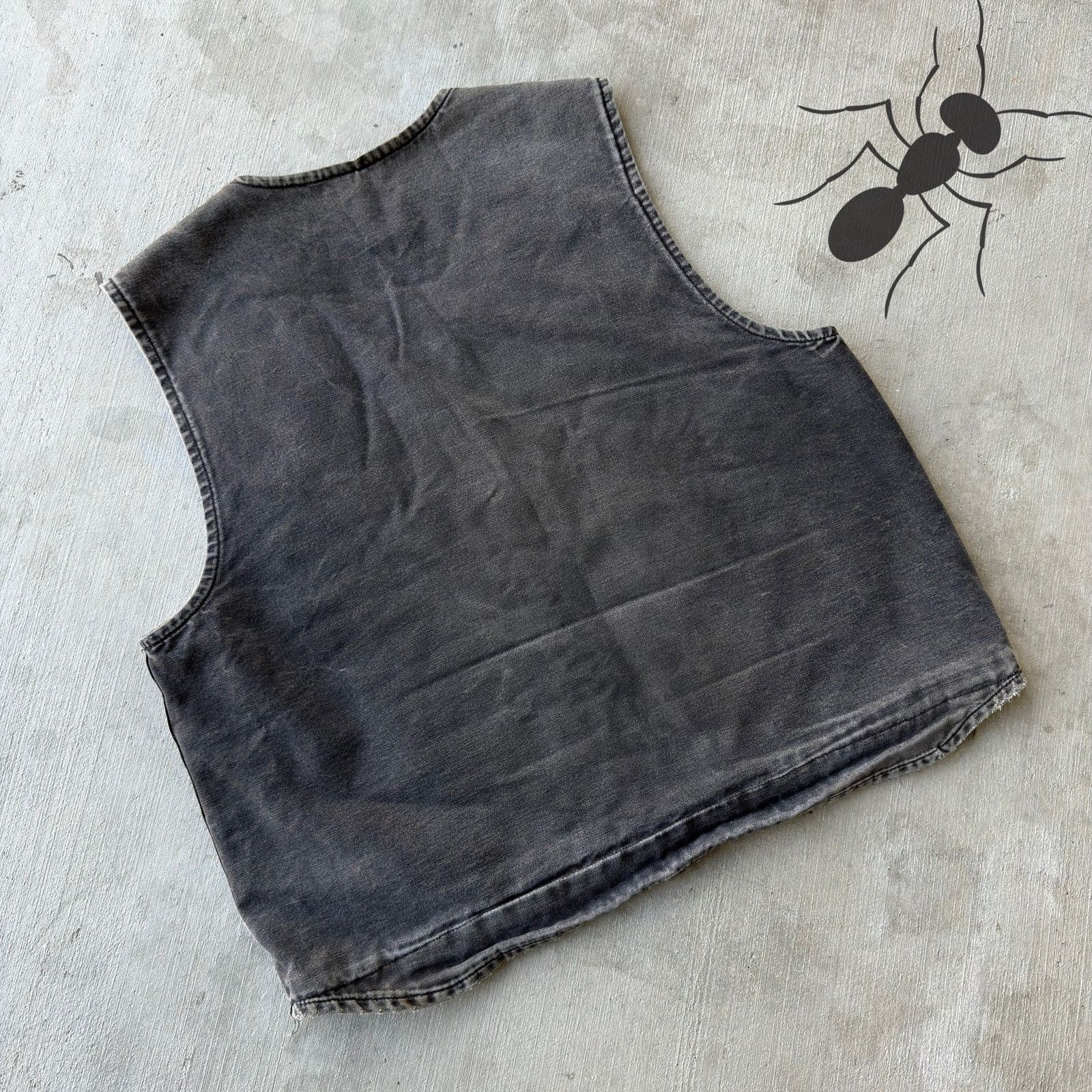 Carhartt × Vintage Vintage Y2K Carhartt V26 black work wear vest Size US XL / EU 56 / 4 - 4 Thumbnail