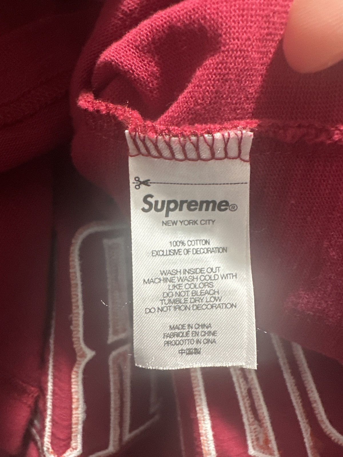 Supreme Xxl supreme contrast applique ss Size US XXL / EU 58 / 5 - 7 Thumbnail