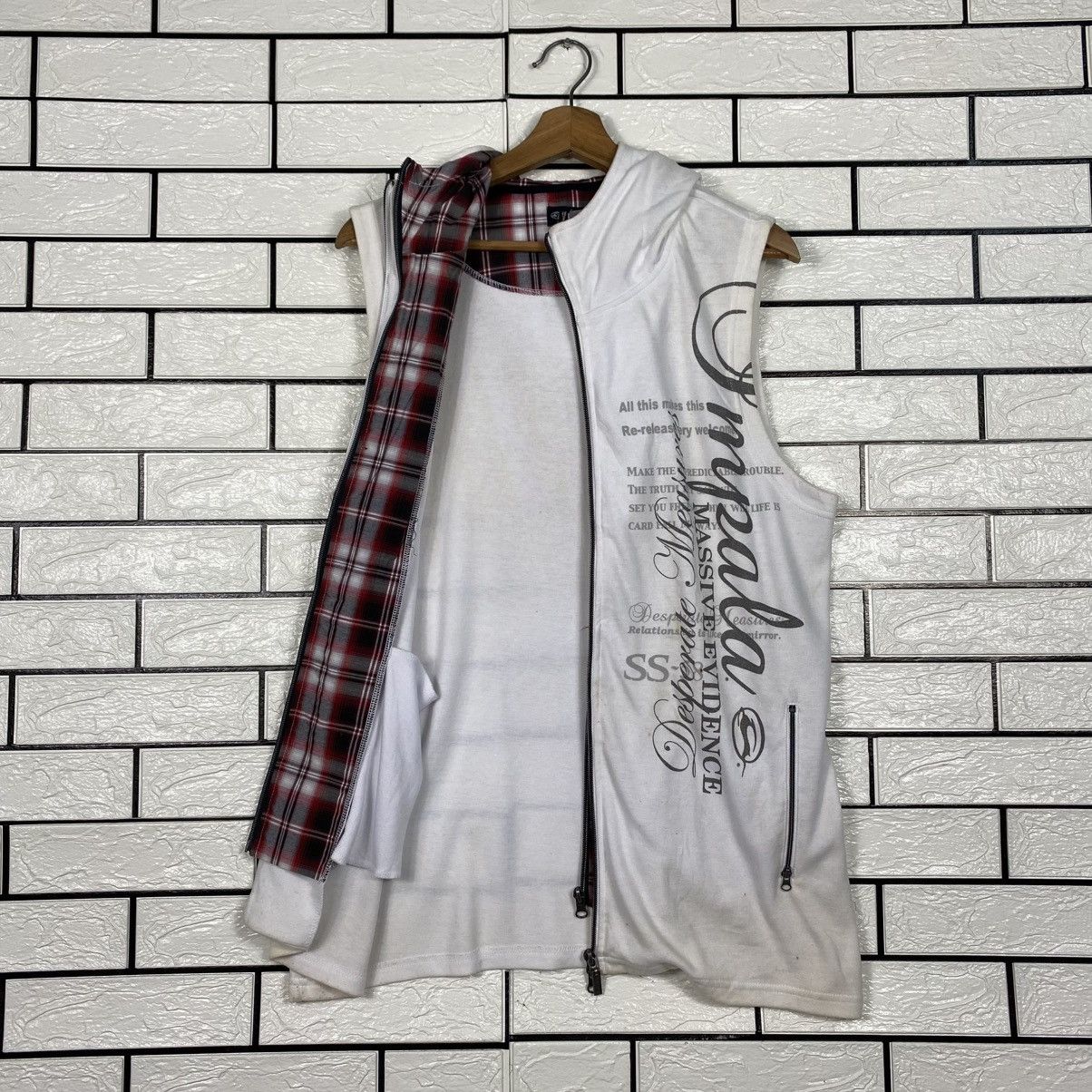 Hysteric Glamour 📌Biker Vest Jacket Hoodie Impala Big Logo Size US L / EU 52-54 / 3 - 15 Thumbnail