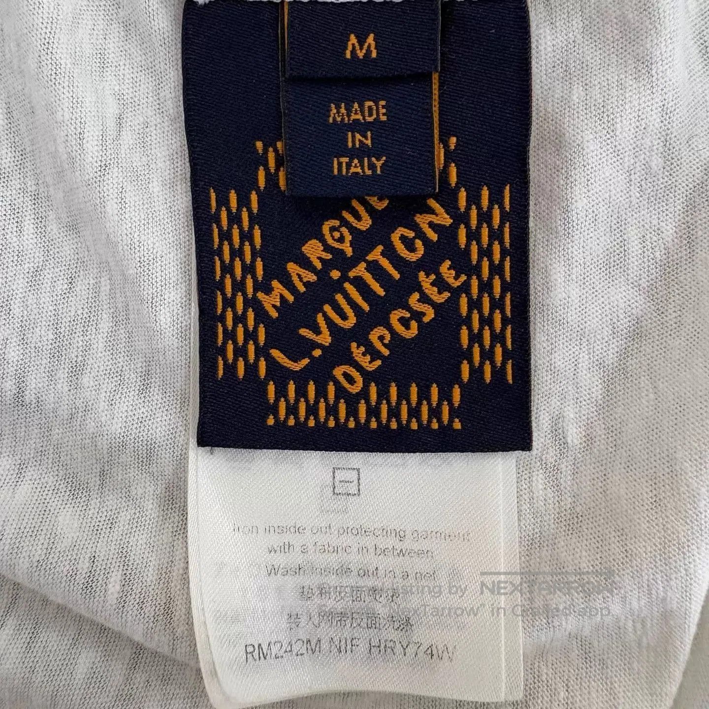 Louis Vuitton White Graphic Print Short Sleeve T-Shirt. Size US M / EU 48-50 / 2 - 4 Thumbnail