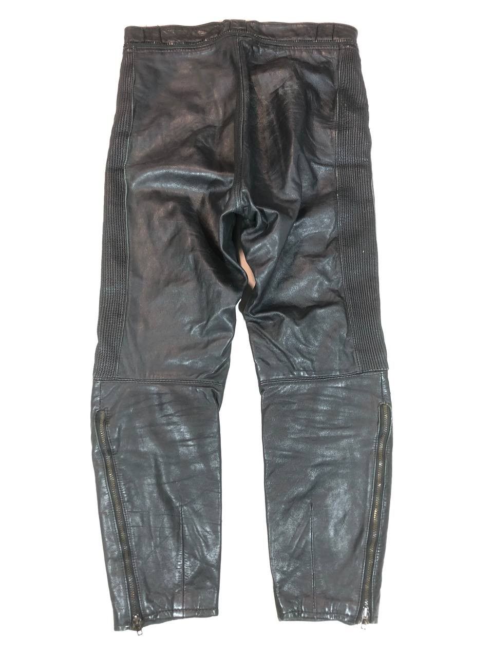 Other Avangarde Vintage Rare Motorcycle Biker Leather Pants Size US 34 / EU 50 - 7 Thumbnail