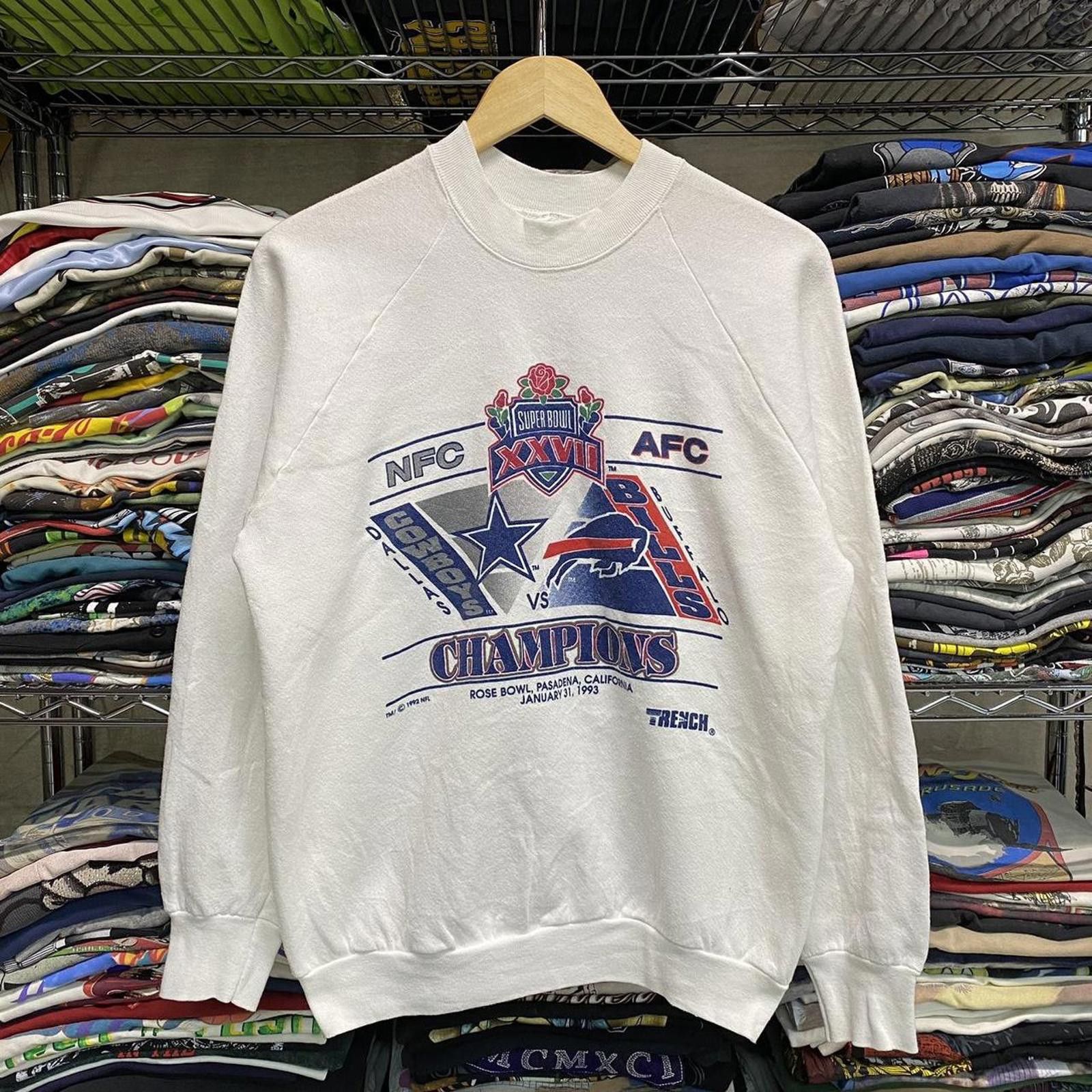 NFL super bowl XXVII 1993 Dallas cowboys vs Buffalo bills Size US L / EU 52-54 / 3 - 1 Thumbnail