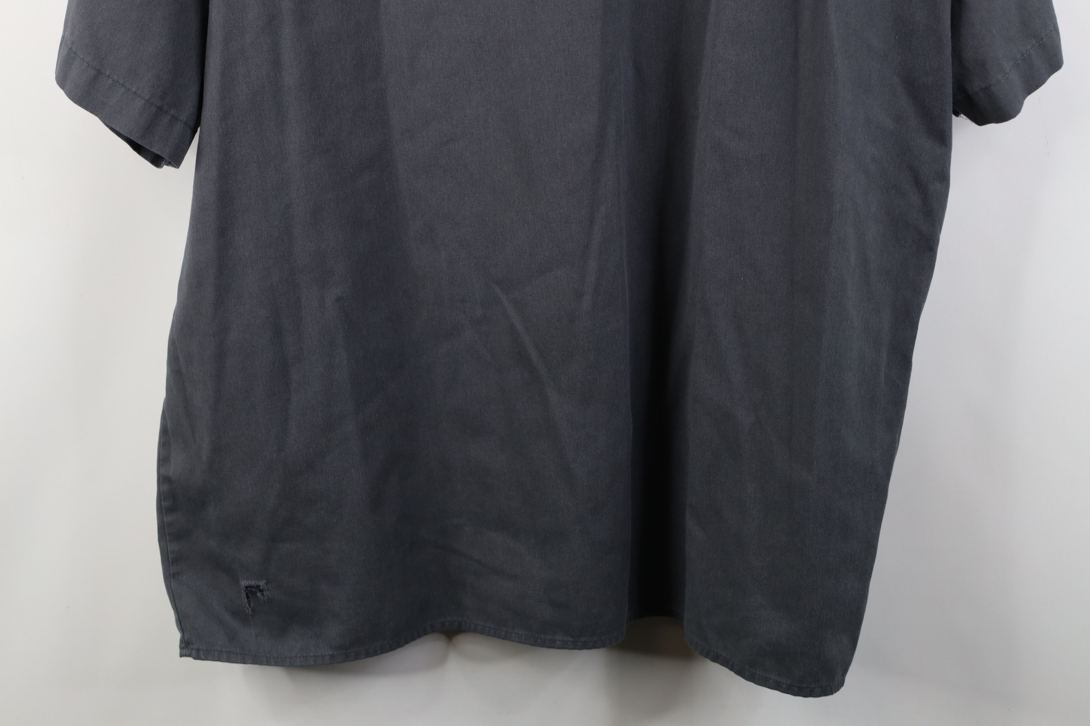 Dickies Vintage Y2K Dickies Workwear Mechanic Button Shirt Gray Size US XXL / EU 58 / 5 - 15 Thumbnail