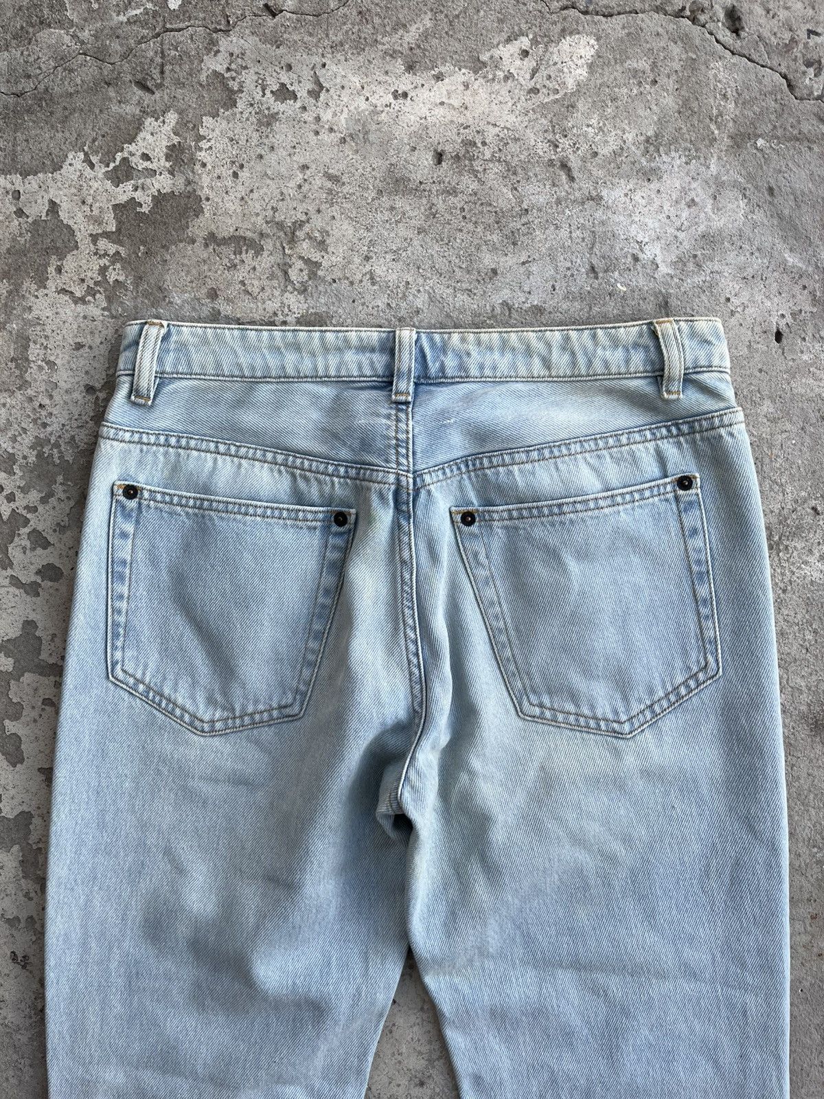 Maison Margiela Maison Margiela MM6 Flared Dirty Faded Jeans Denim Pants Size 27" / US 4 / IT 40 - 18 Thumbnail
