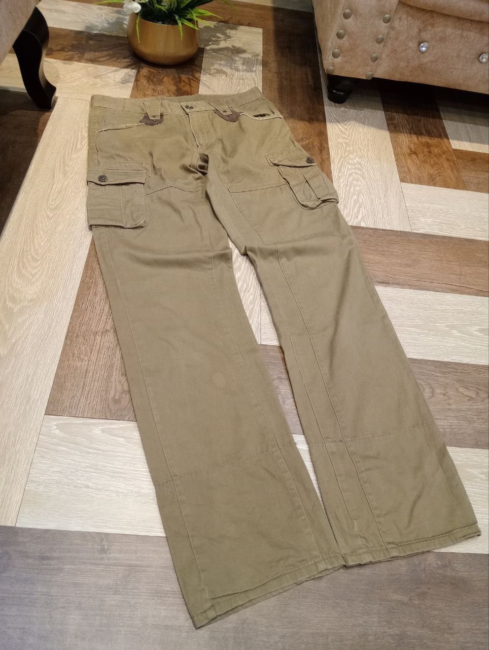 PPFM PPFM JAPAN ANARCHYDENIM EASTERN ROCK CARGO PANTS Size US 32 / EU 48 - 3 Thumbnail
