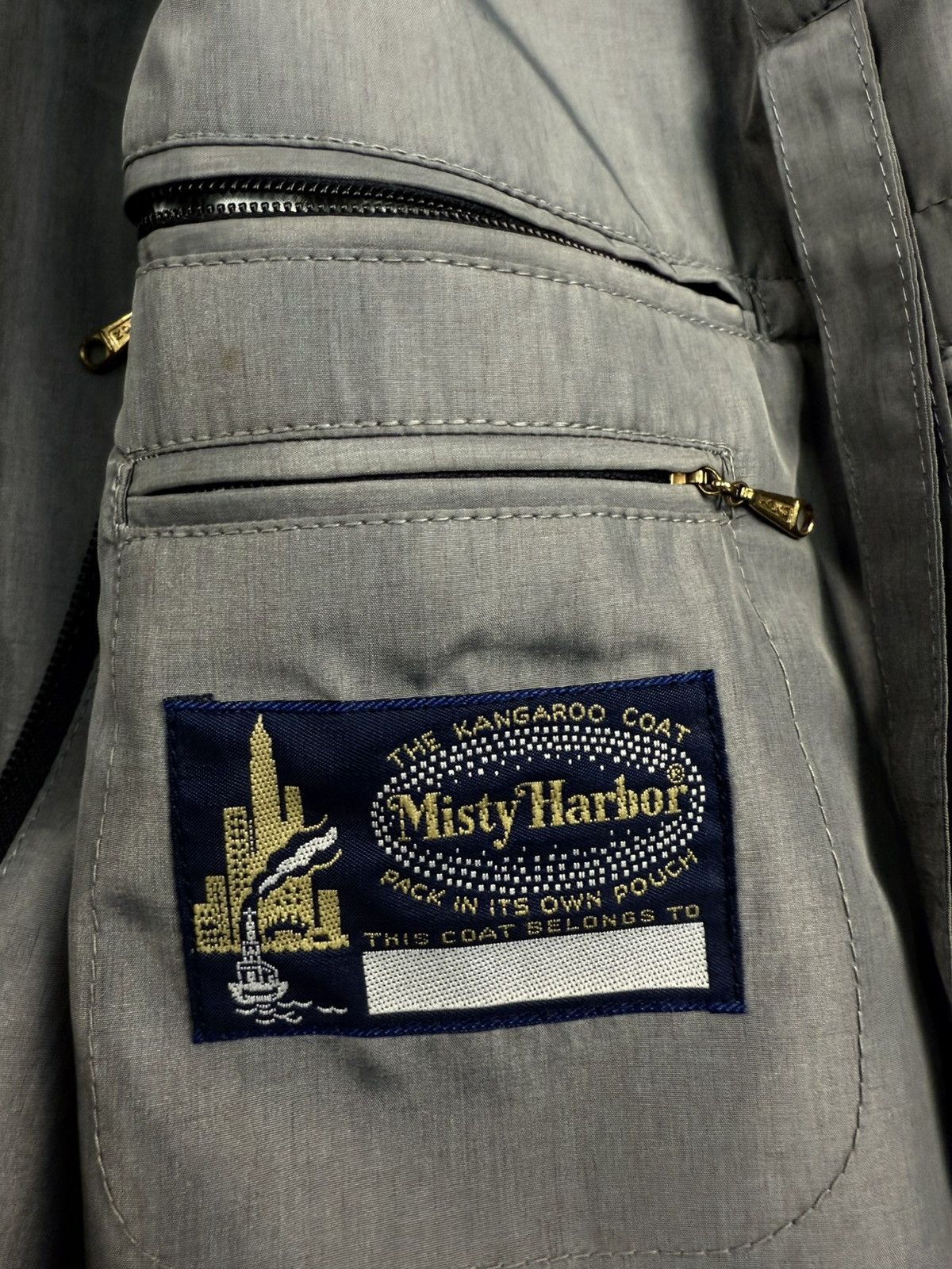 Misty Harbor Vintage Misty Harbor Trench Coat 42R USA Gray Size US L / EU 52-54 / 3 - 3 Thumbnail
