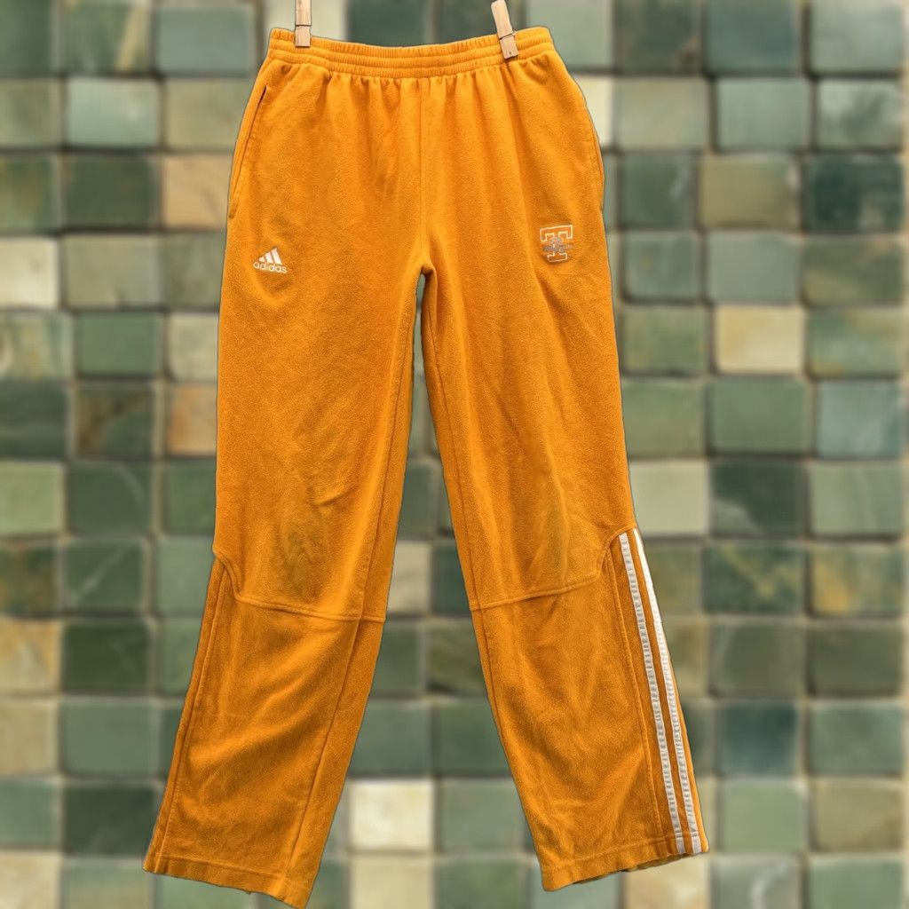 Adidas VINTAGE Adidas Track Pant Womens Med Orange Terry Cloth Training Sportswear 90's Size 32" / US 10 / IT 46 - 1 Thumbnail
