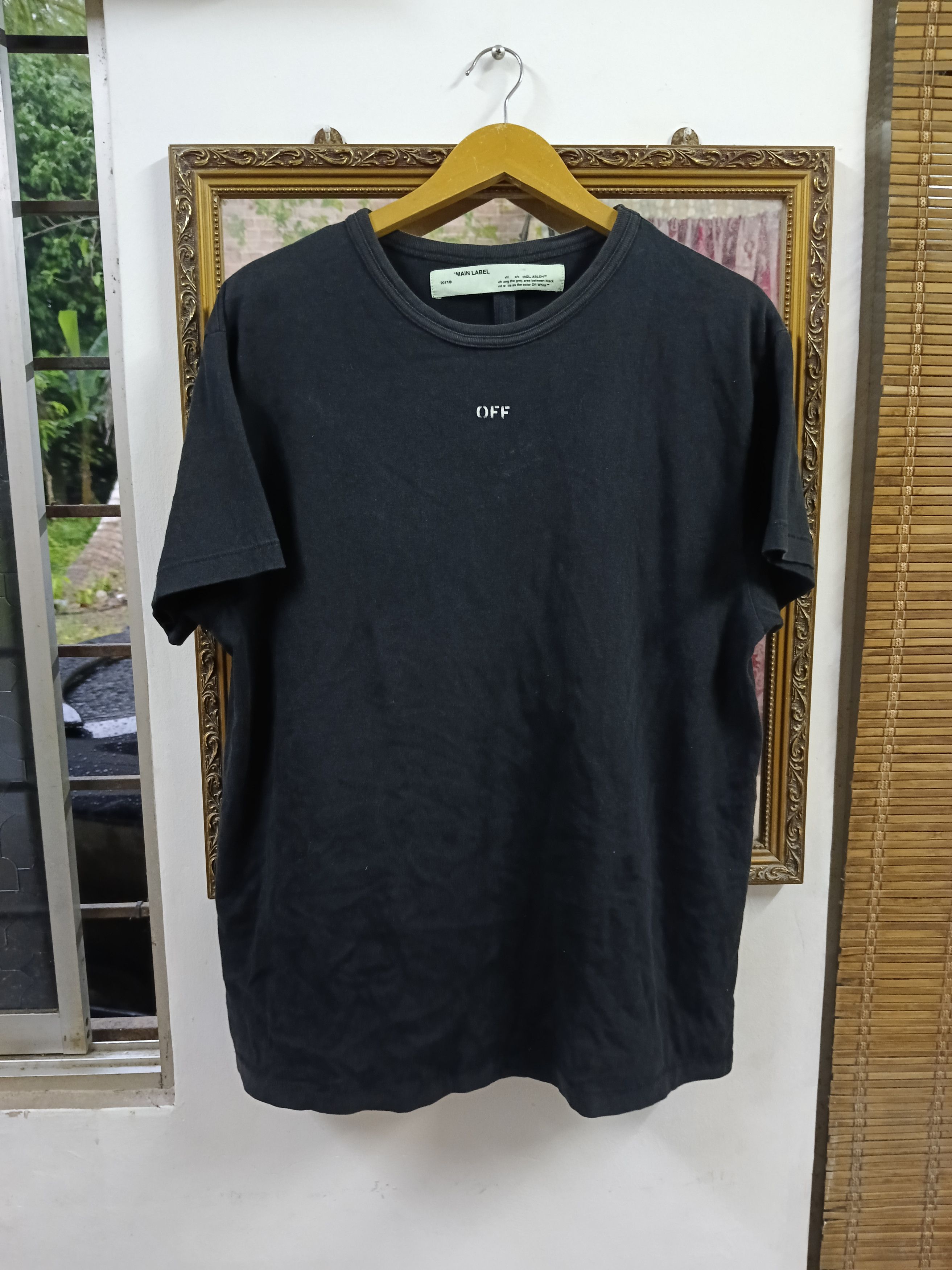 Off-White DISTRESSED OFF WHITE ARROW HAND T SHIRT Size US S / EU 44-46 / 1 - 2 Thumbnail