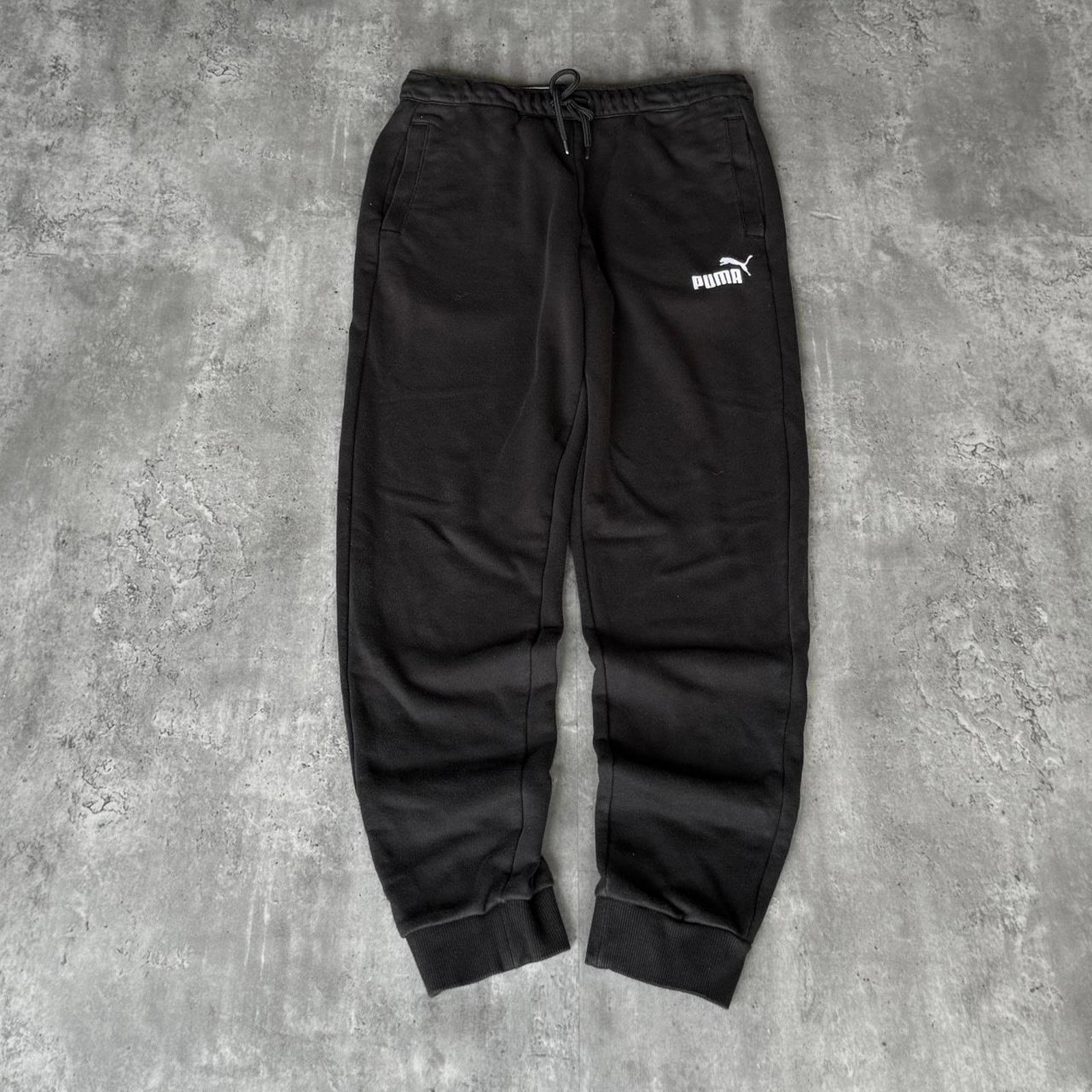 Japanese Brand × Puma × Vintage Vintage Y2K Puma Black Grunge Technical Jogger Sweatpants Size US 32 / EU 48 - 1 Thumbnail
