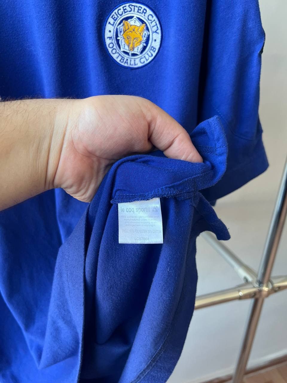 Vintage 2003/05 LEICESTER CITY TRAINING SOCCER JERSEY FOOTBALL SHIRT Size US L / EU 52-54 / 3 - 7 Thumbnail