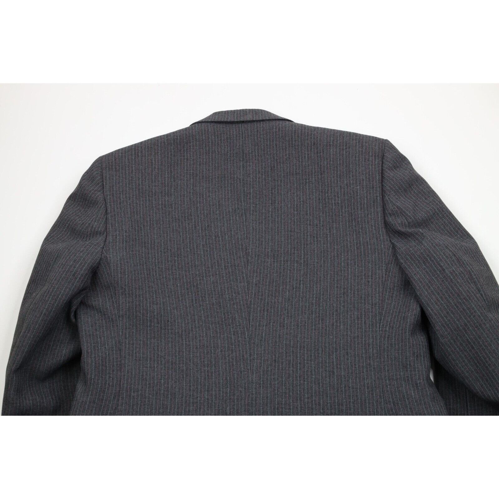 Vintage Vintage 70s Streetwear Wool Striped 2 Piece Wedding Suit Size 42R - 9 Thumbnail