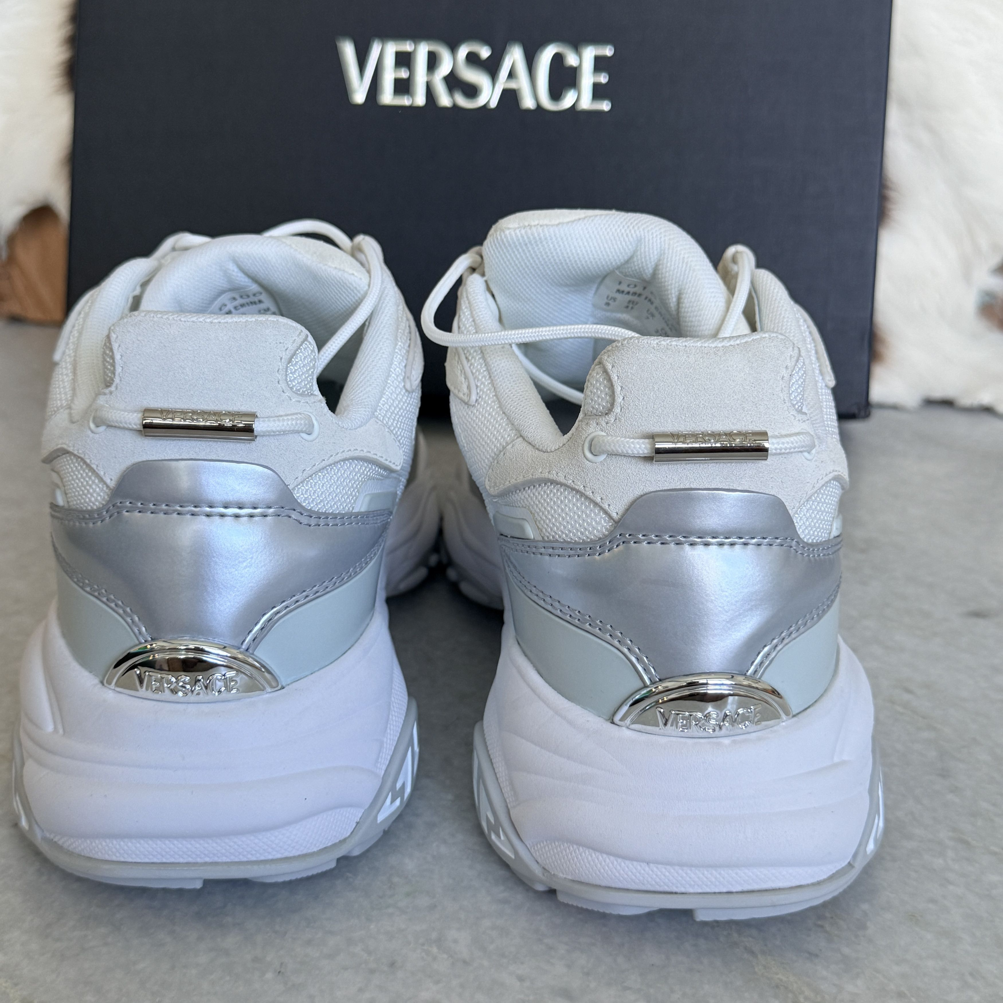 Versace Versace 1016306 Men's Shoes Sneaker Mercury M_VS_04, size 41 Size US 8 / EU 41 - 7 Thumbnail