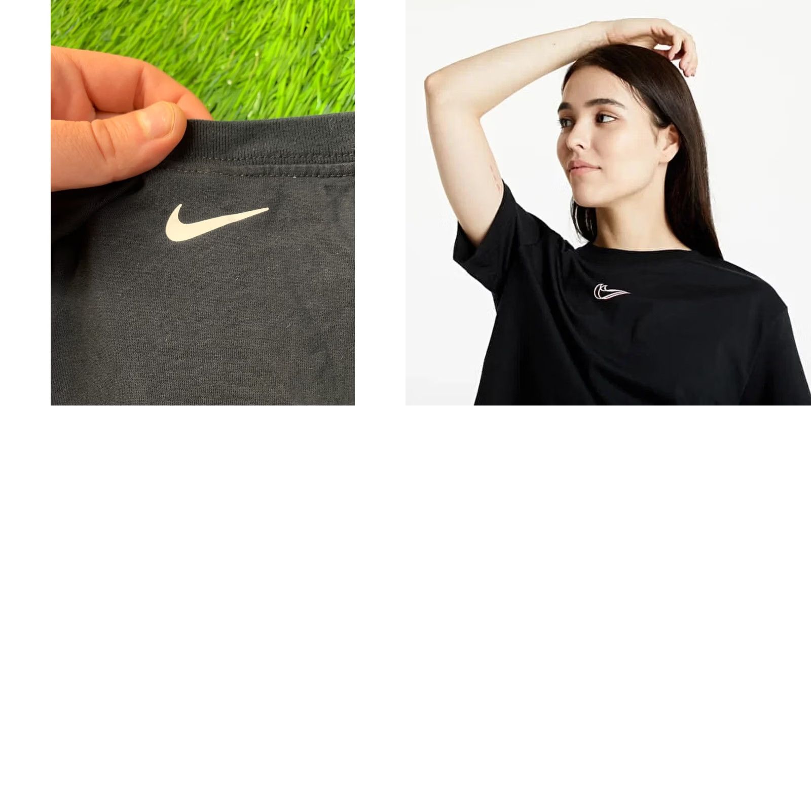 Nike NIKE SWOOSH ORIGINAL 2021 WOMEN CROP TEE SHIRT XS BLACK Jersey Casual Short Sleeve T-Shirt PNG? Size XS / US 0-2 / IT 36-38 - 8 Thumbnail
