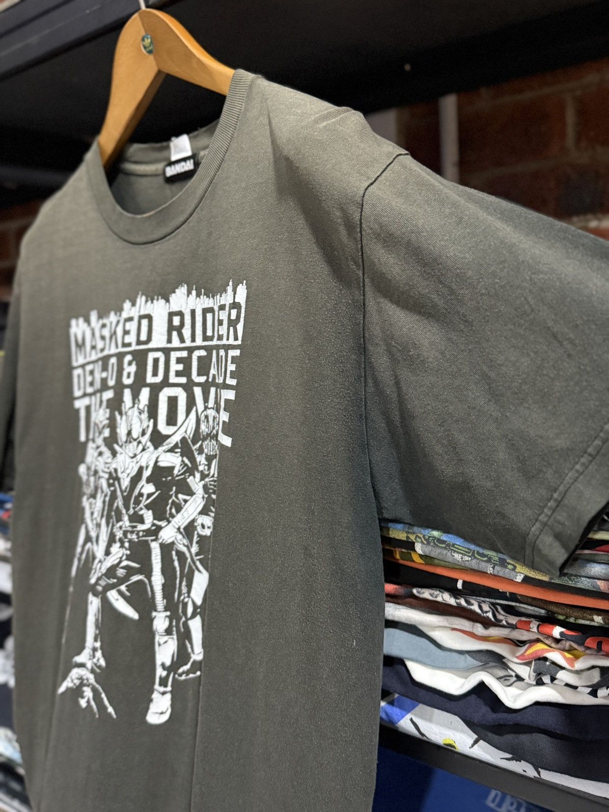 Anime × Vintage Thrashed Vintage Masked Rider Bandai Sun Faded Tee Size US L / EU 52-54 / 3 - 7 Thumbnail