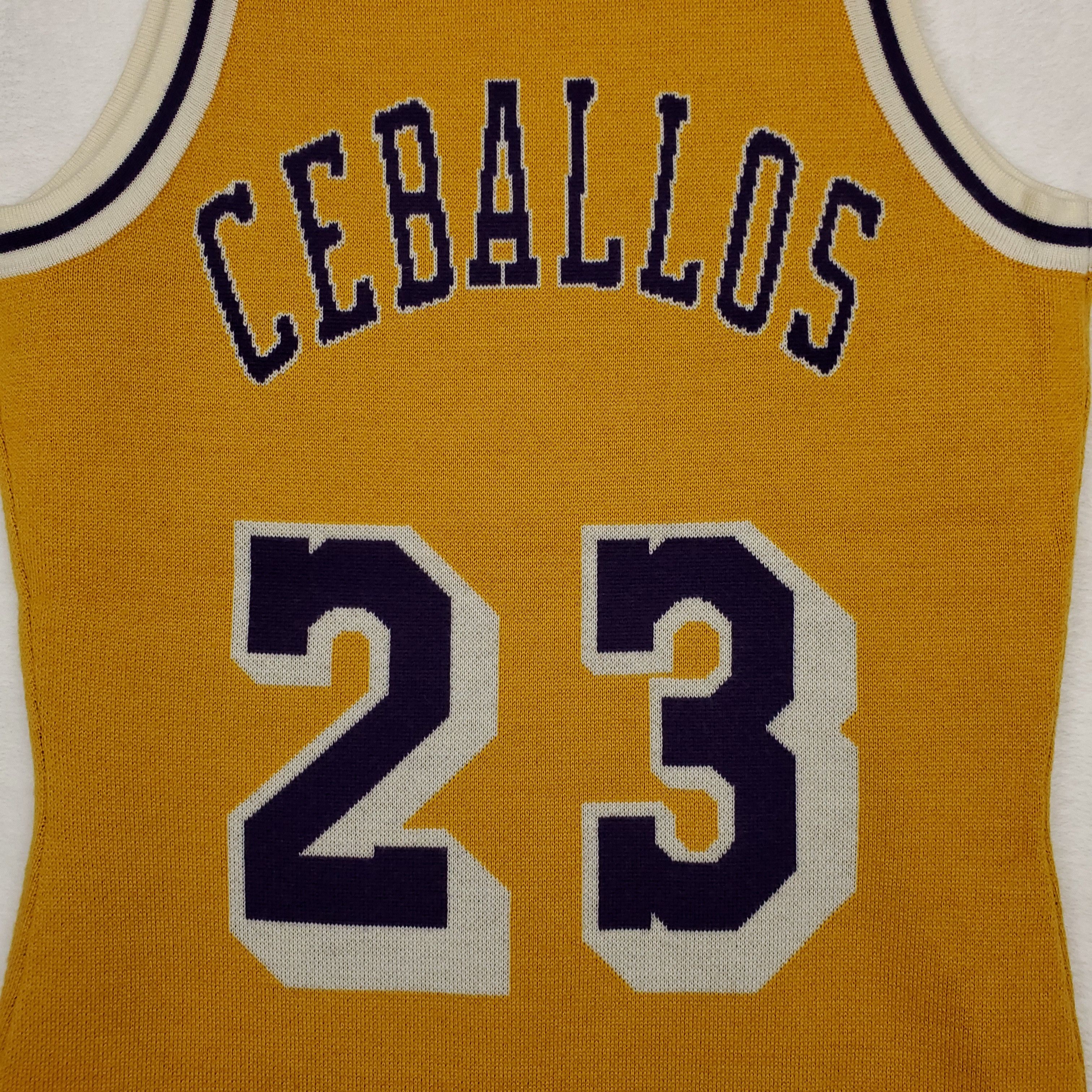 CLOT × Mitchell & Ness Cedric Ceballos LA Lakers Mitchell & Ness Knit Jersey XSmall Size US XS / EU 42 / 0 - 8 Thumbnail
