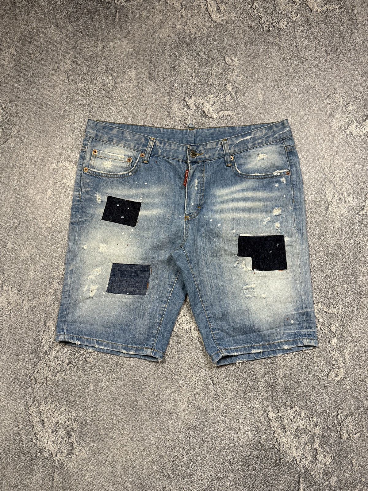 Dsquared2 Dsquared Distressed Shorts In Blue Size US 34 / EU 50 - 1 Thumbnail
