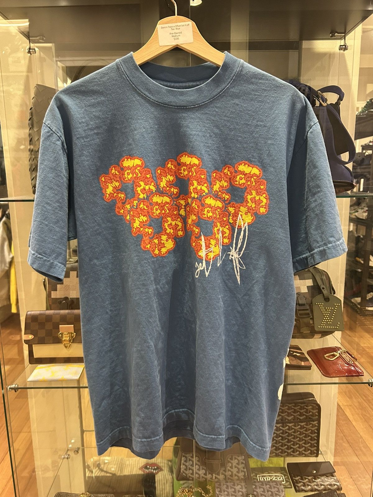 DENIM TEARS Denim Tears X Offset Set it Off Tee Size US M / EU 48-50 / 2 - 1 Thumbnail