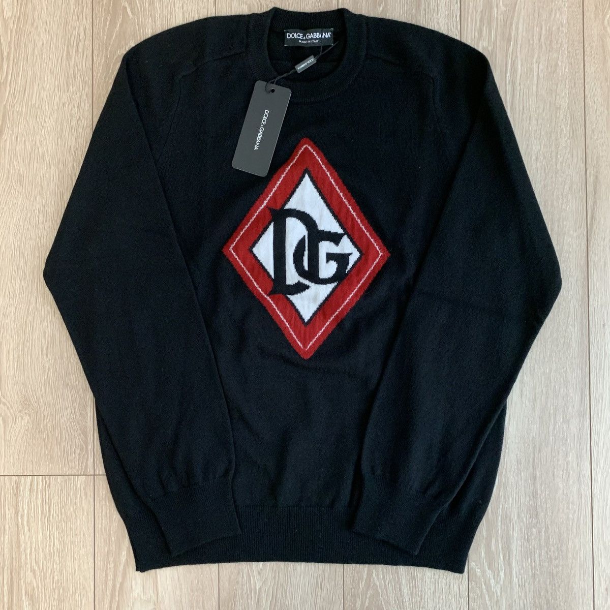 Dolce & Gabbana Brand New Dolce & Gabbana Knit Sweater – Size 48 Size US M / EU 48-50 / 2 - 2 Thumbnail