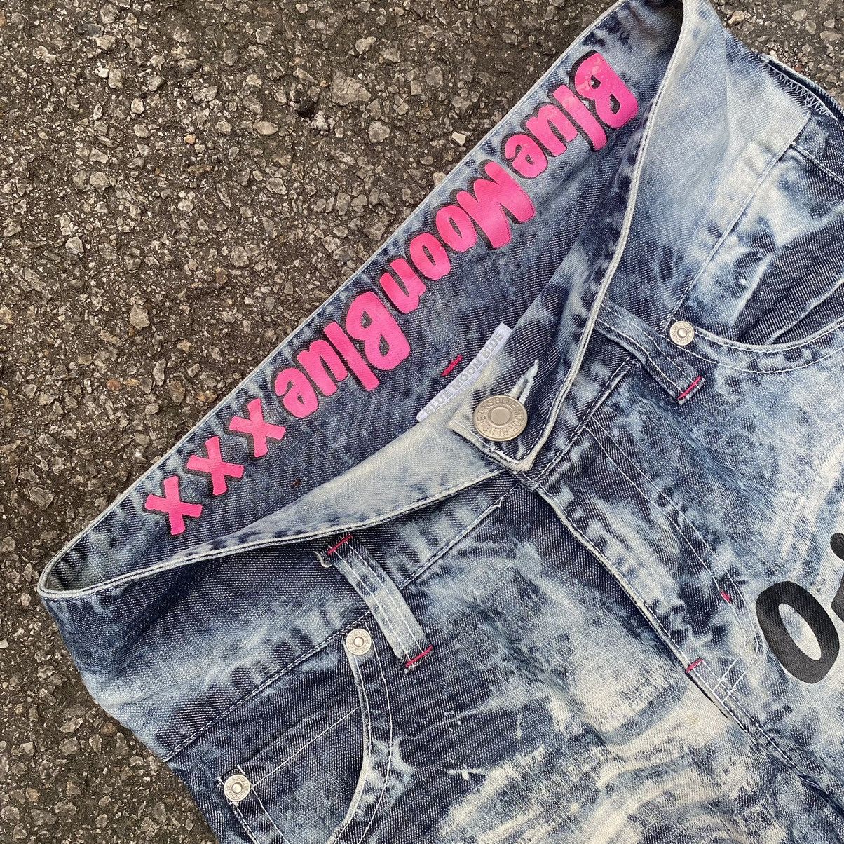 Hysteric Glamour Blue Moon Blue Jeans Nice Design Size US 28 / EU 44 - 5 Thumbnail