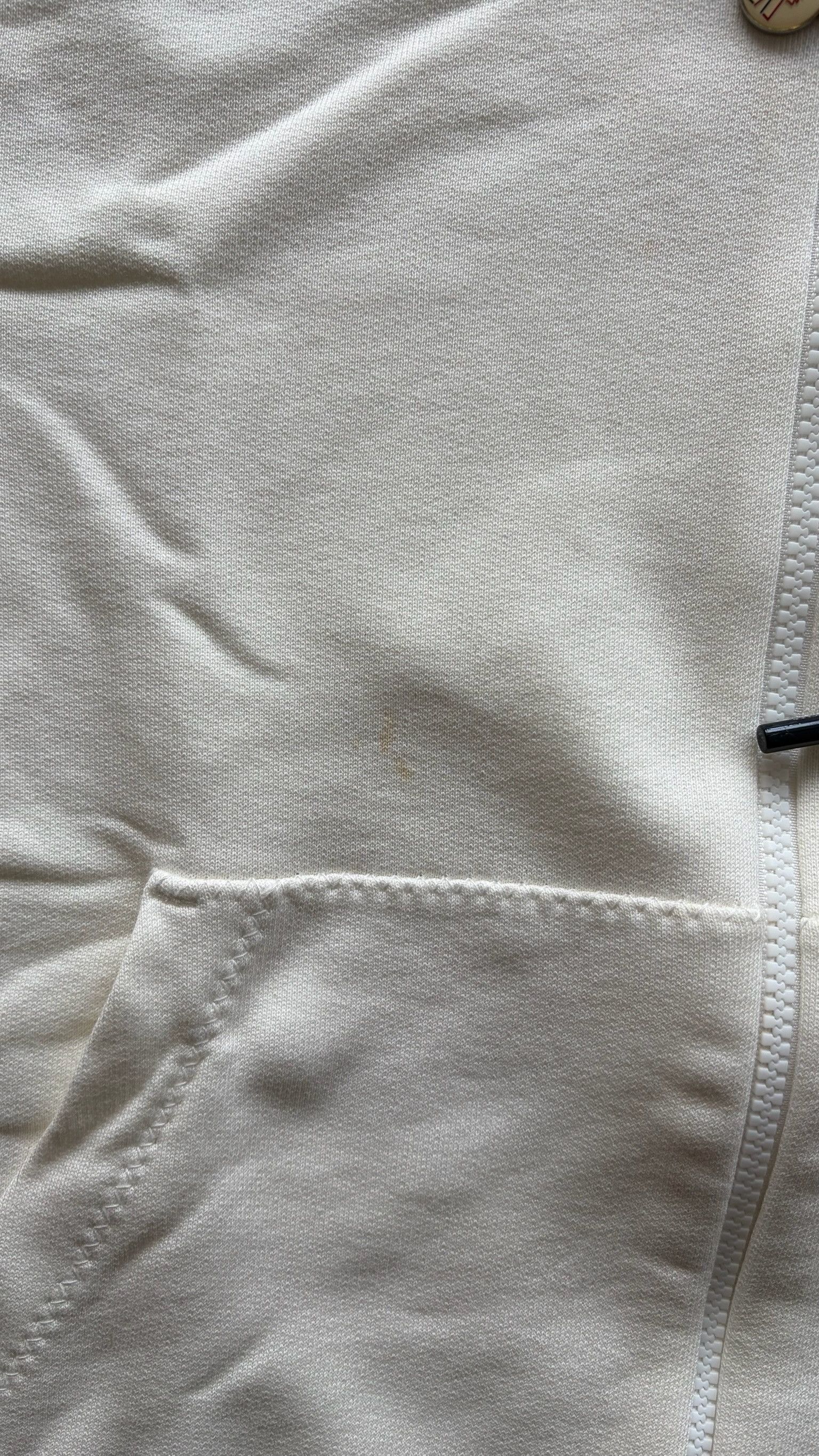 Moncler Moncler White Zip-Up Hoodie Size US M / EU 48-50 / 2 - 5 Thumbnail