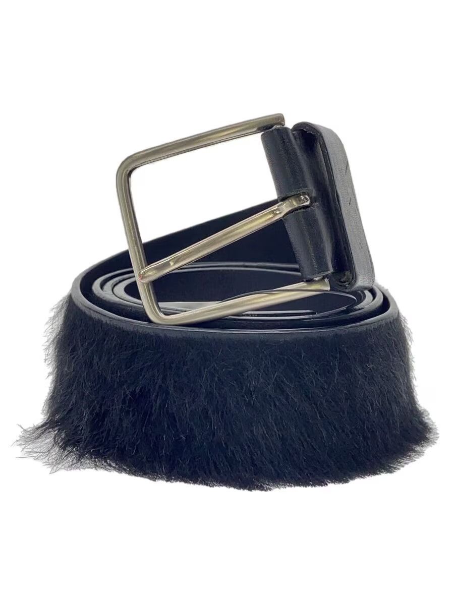 Marni Fluffy Fur Leather Belt Size ONE SIZE - 1 Thumbnail