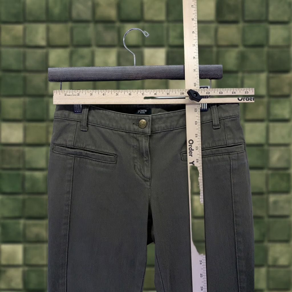 J.Crew J.CREW Womens Weathered Green Stretch Skinny Denim Jeans Sz 28-5886 Size 28" / US 6 / IT 42 - 1 Thumbnail