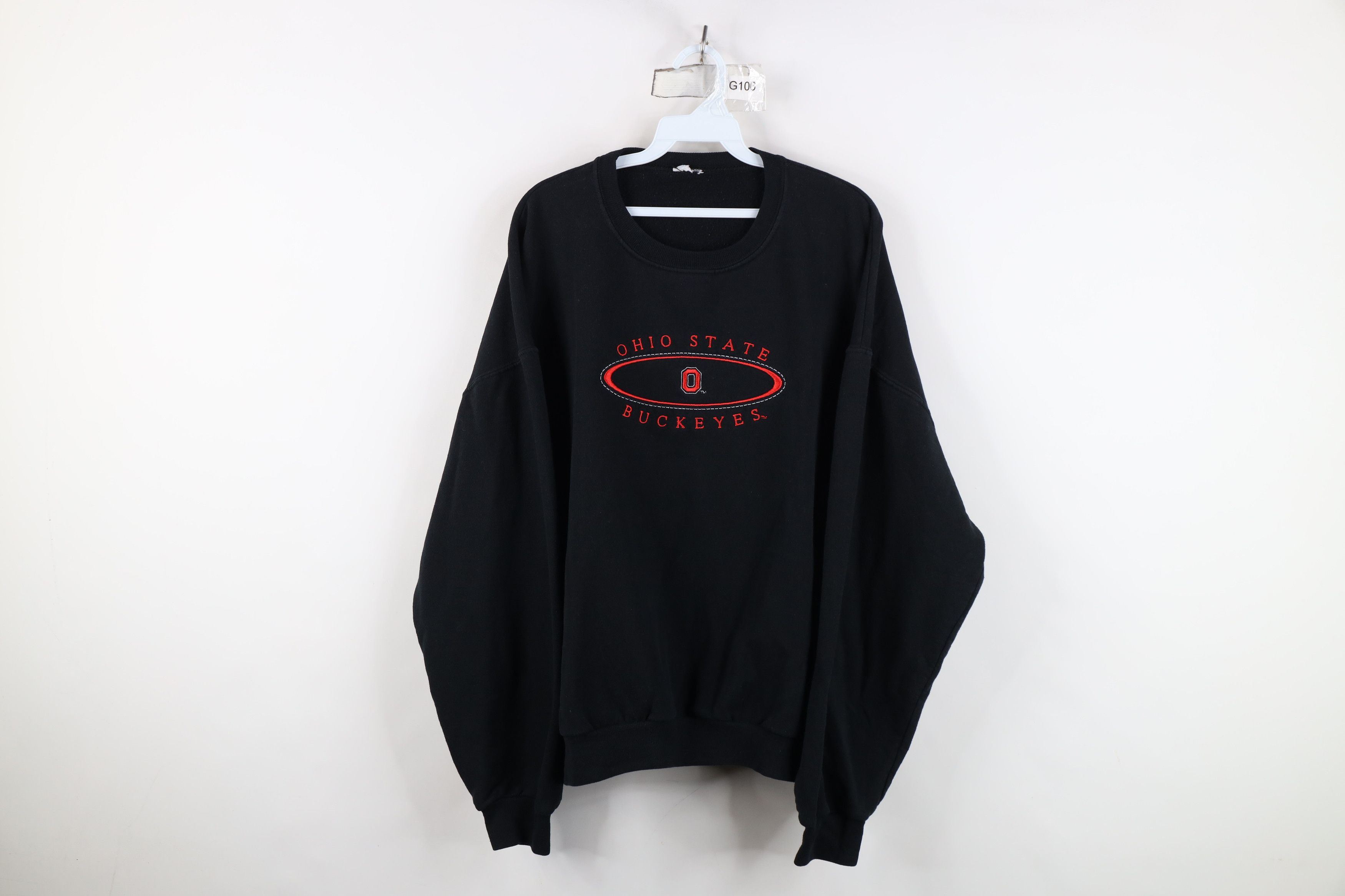 Vintage Vintage 90s Spell Ohio State University Crewneck Sweatshirt Size US S / EU 44-46 / 1 - 1 Thumbnail