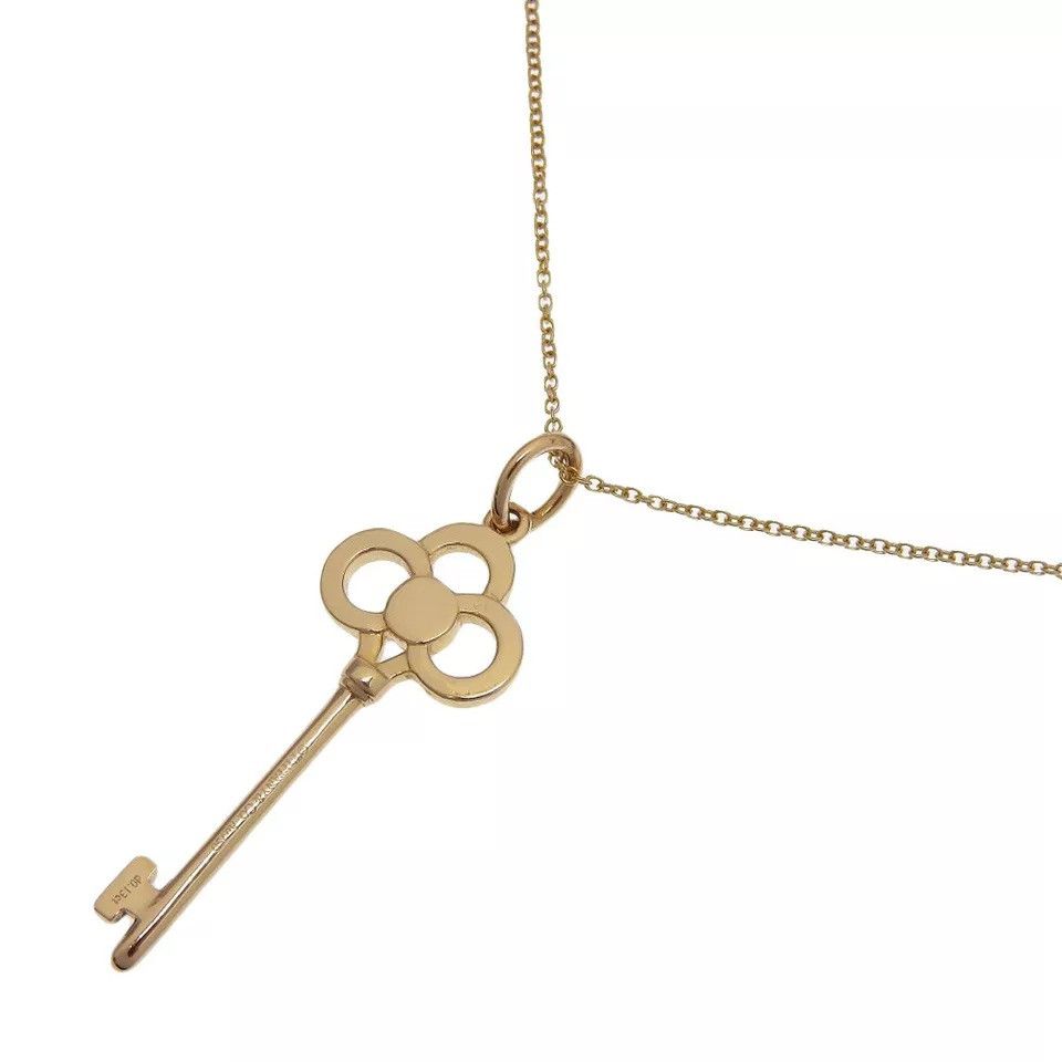 Tiffany & Co. TIFFANY&Co. Lock Crown Key Necklace K18 Pink Gold Size ONE SIZE - 3 Thumbnail