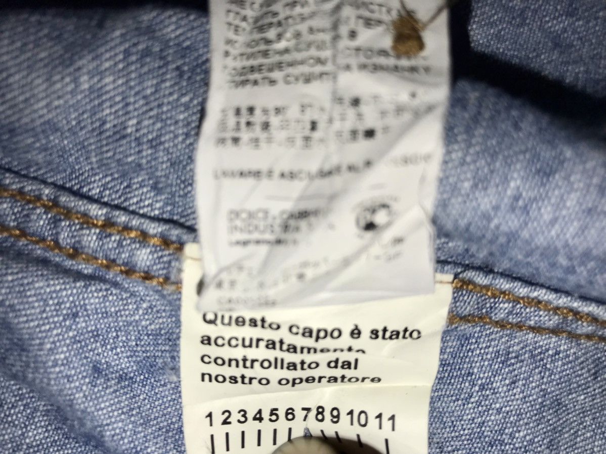 Dolce & Gabbana Dolce & Gabbana Denim Shirt Size M / US 6-8 / IT 42-44 - 15 Thumbnail