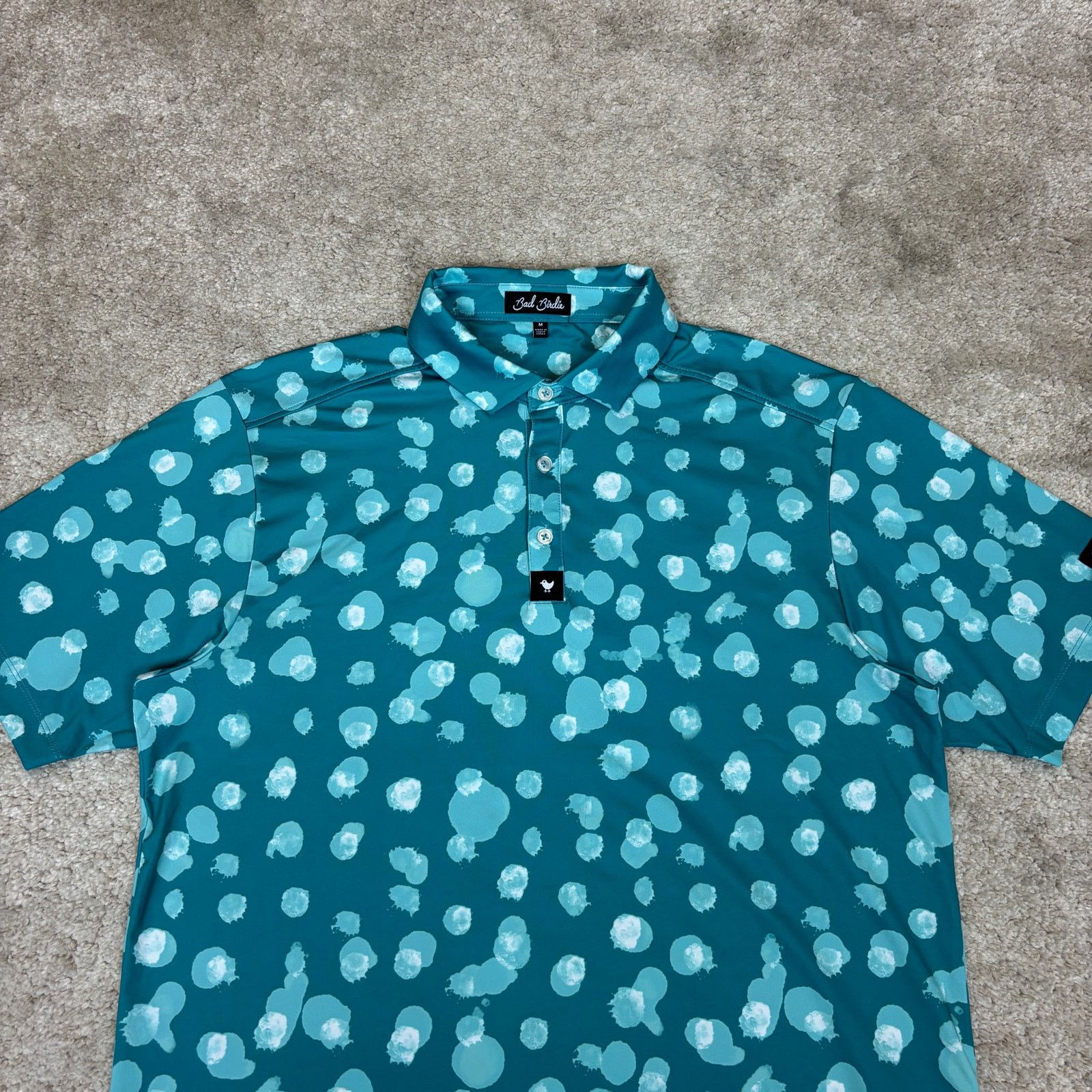 Other Bad Birdie Waterboy Water Drops Golf Polo Shirt Men's Medium Size US M / EU 48-50 / 2 - 2 Thumbnail