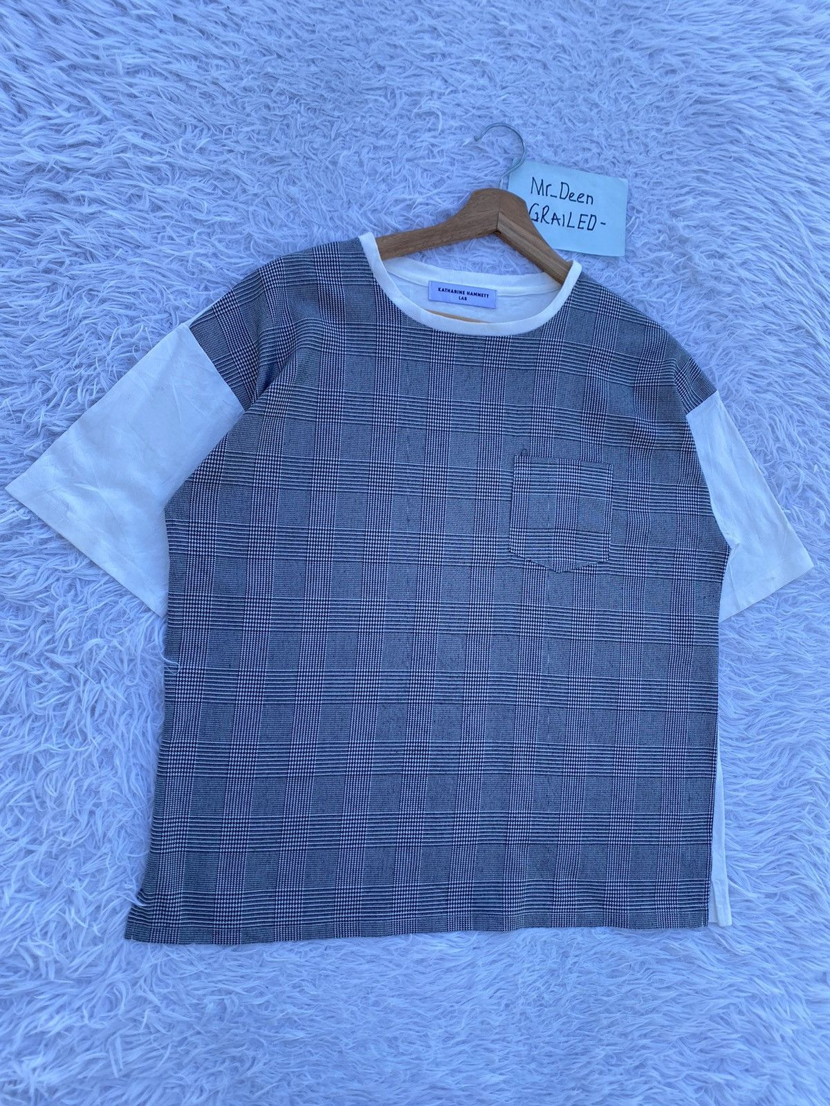 Katharine Hamnett London Rare Katharine Hemnett Lab Checkered T-shirt Size US M / EU 48-50 / 2 - 2 Thumbnail