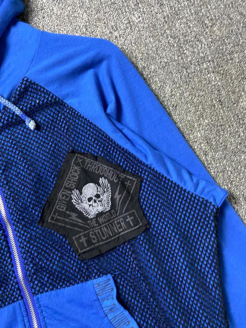 Japanese Brand Rich Or Die Brand Mesh Overlay Light Jacket (196) Size US S / EU 44-46 / 1 - 9 Thumbnail