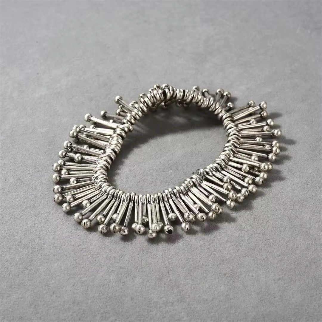 Japanese Brand × Jewelry Avant garde seaweed fringe bracelet chain aesthetic y2k Size ONE SIZE - 7 Thumbnail
